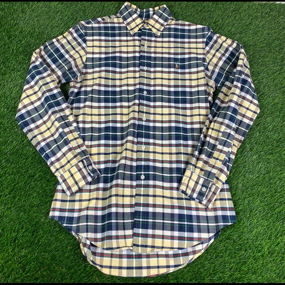 RALPH LAUREN CUSTOM FIT Plaid Casual Shirt